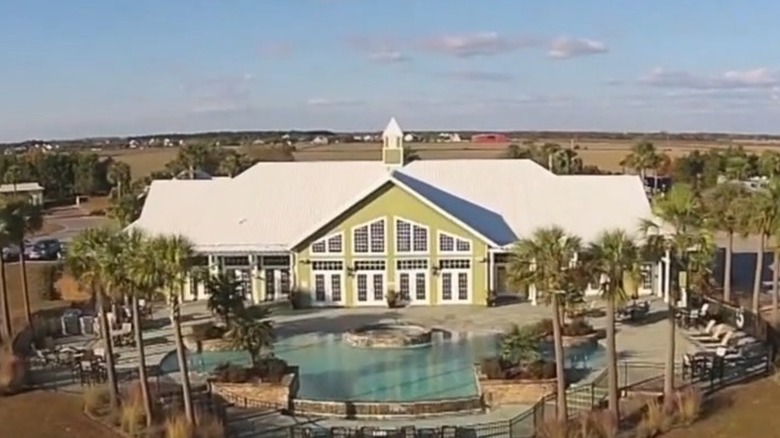 Aerial view of the Bella Terra of Gulf Shore