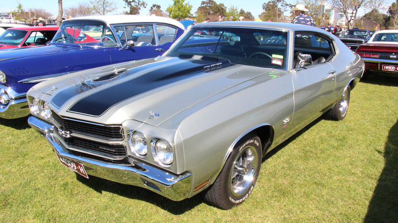 Silver 1970 Chevrolet Chevelle SS 454