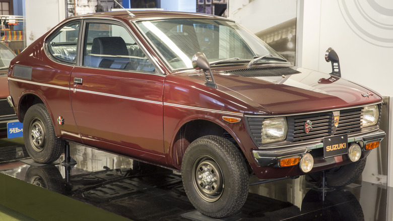 1973 Suzuki Fronte Coupé GXCF in Continental Maroon at Suzuki Plaza