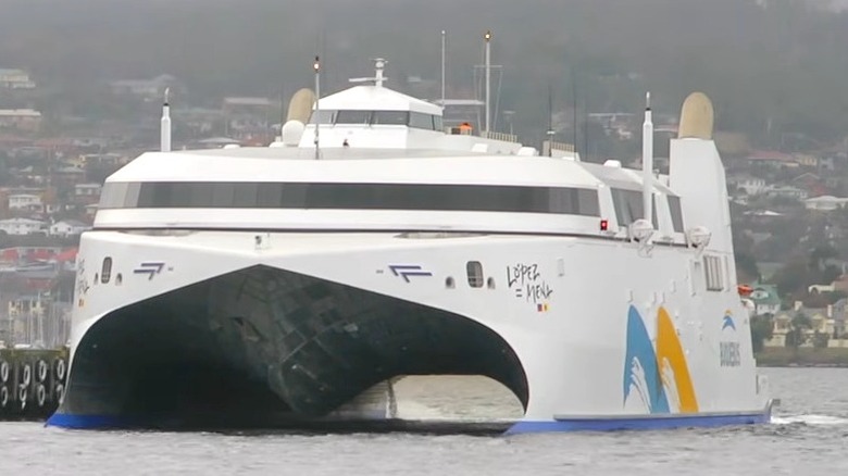 A front view of the HSC Francisco.