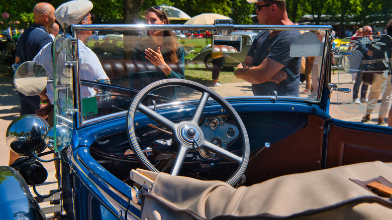 Early Ford Model A interior