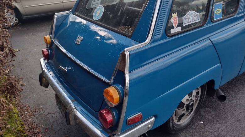 1970 Saab 95 Wagon Rally Homage rear end detail image