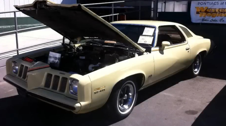 Ron Berglund's restored 1973 Pontiac Grand Am with SD-455 badging