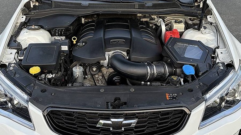 2016 Chevrolet SS engine bay