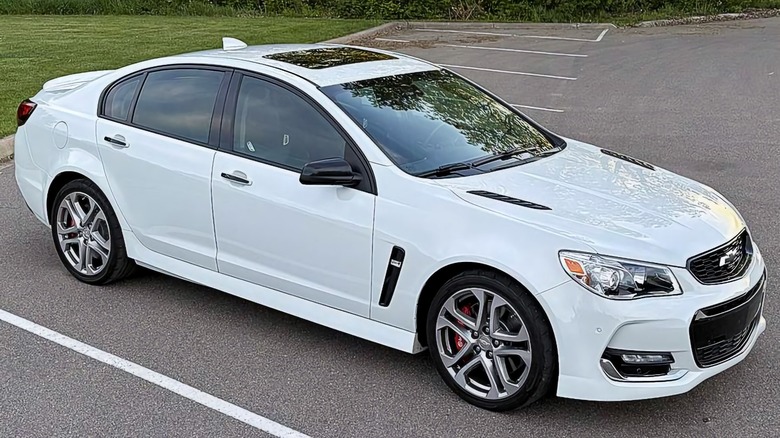 2016 Chevrolet SS front three-quarter