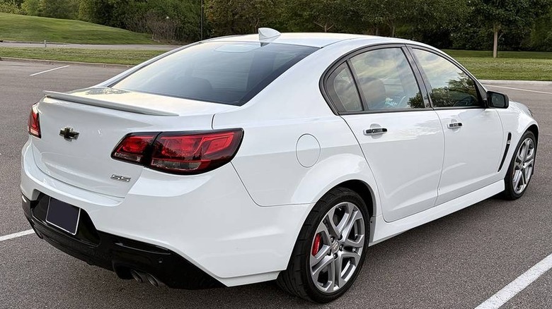 2016 Chevrolet SS rear three-quarter