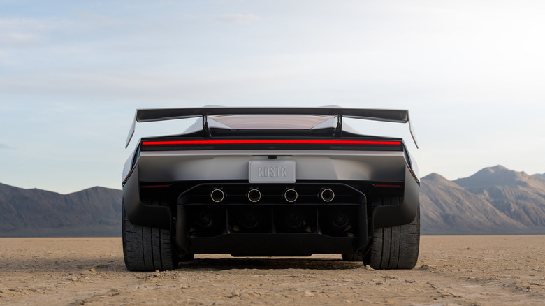 Roadster from the rear