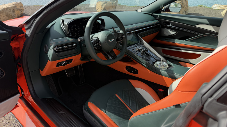 Dashboard of a Aston Martin DB12 S