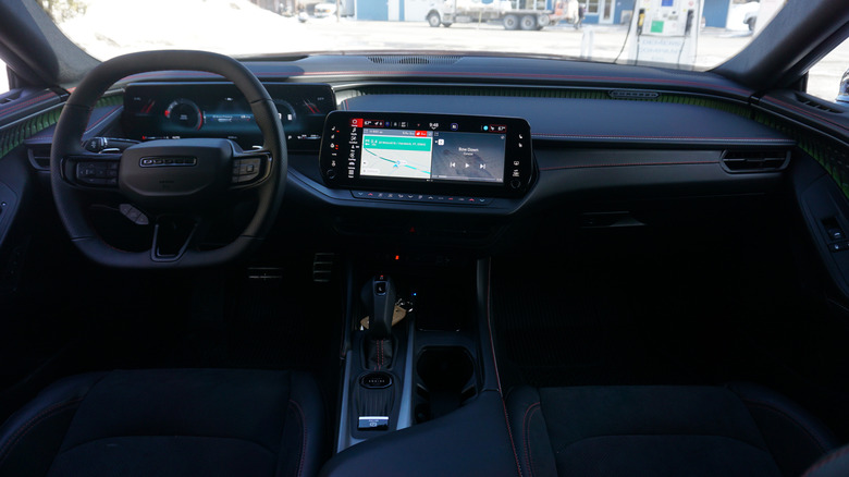 Red 2026 Dodge Charger Sixpack dashboard