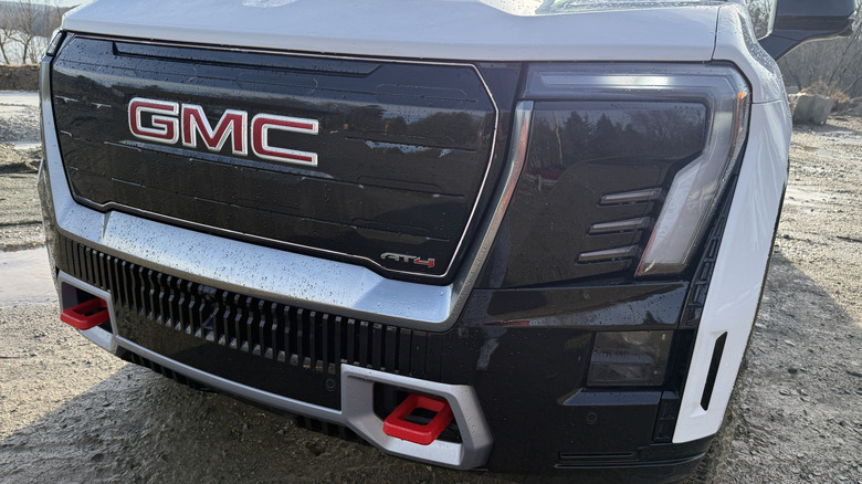 2026 GMC Sierra EV AT4 Max Range grille