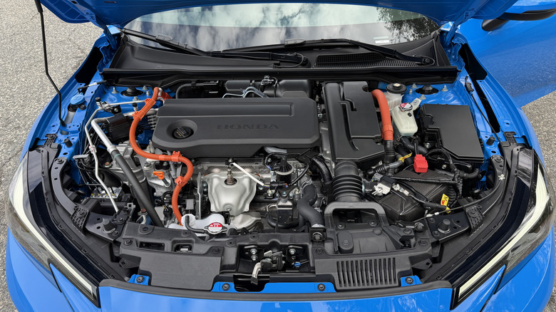 Engine bay of a 2026 Honda Prelude