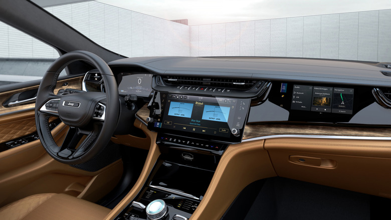 Interior of a 2026 Jeep Grand Cherokee