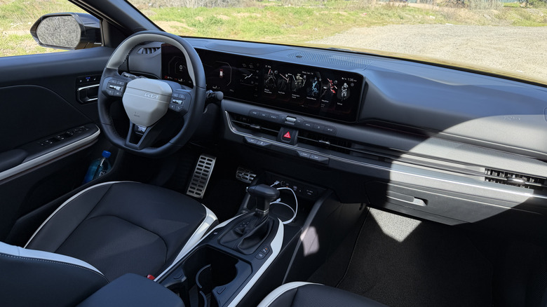 Dashboard of a 2026 Kia K4 Hatchback