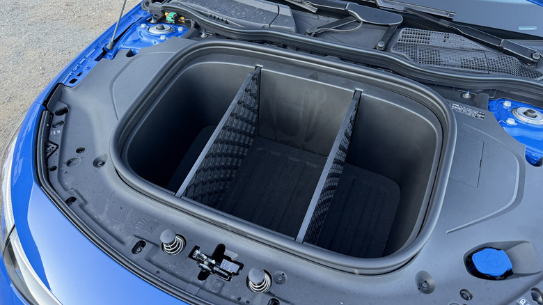 Frunk of a 2026 Mercedes-Benz CLA EV