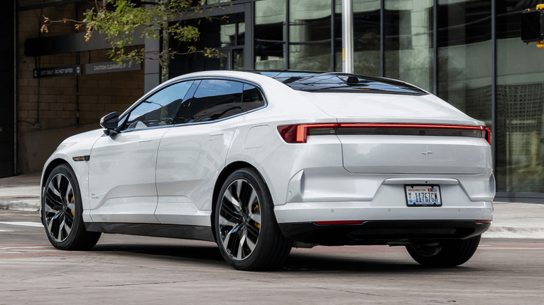 2026 Polestar 4 rear three quarter white