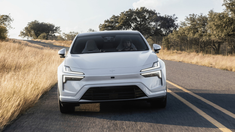 2026 Polestar 4 hard front white