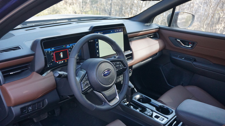 Blue 2026 Subaru Outback interior