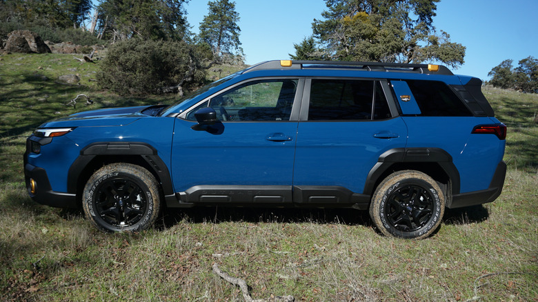 Blue 2026 Subaru Outback Wilderness side view