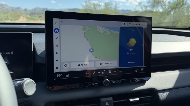 Center touchscreen of a 2026 Toyota RAV4