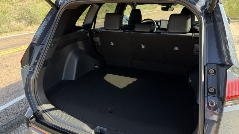 Cargo area of a 2026 Toyota RAV4