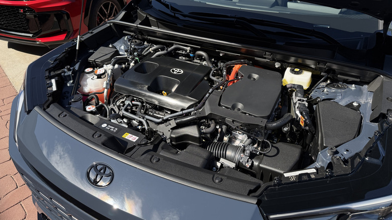 Engine bay of a 2026 Toyota RAV4 PHEV