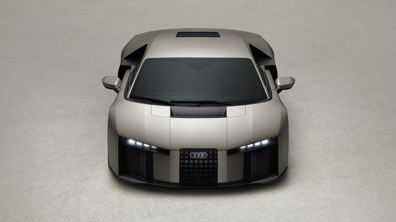 Front view of the Audi Nuvolari.