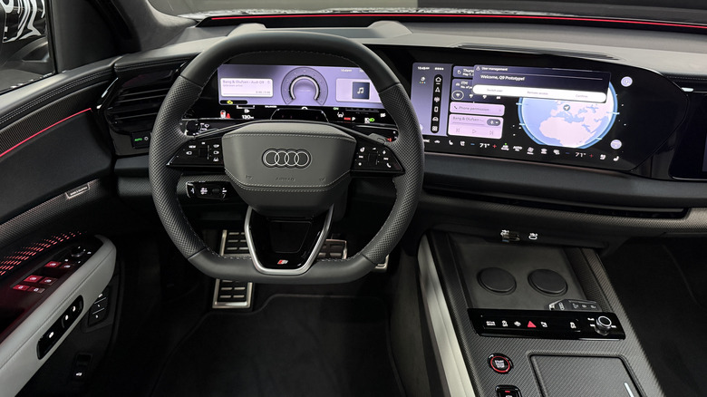 2027 Audi Q9 steering wheel
