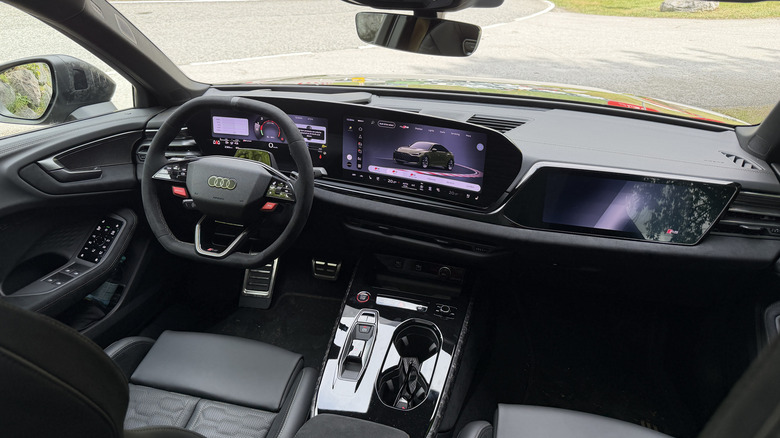 Interior of a 2027 Audi RS5