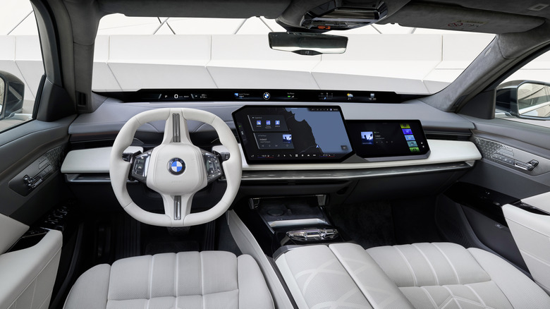 Interior of a 2027 BMW 7 Series