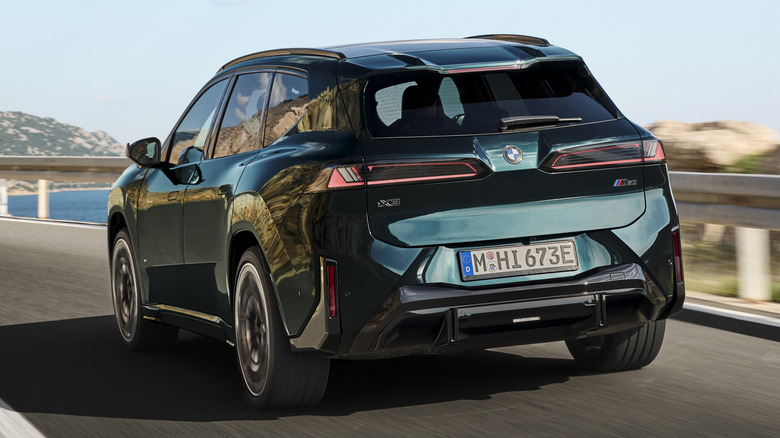 BMW iX3 M60 xDrive from the rear