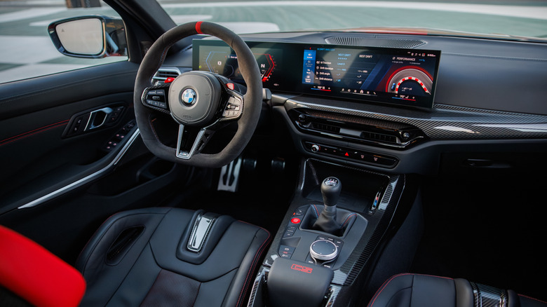 Dashboard of a 2027 BMW M3 CS