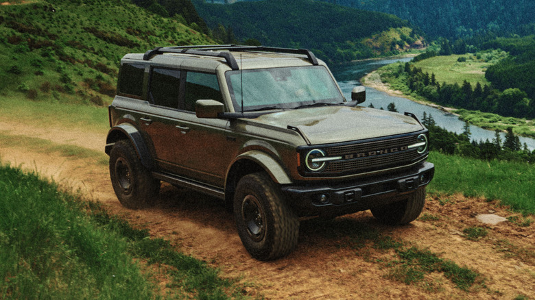 2027 Ford Bronco Filson front 3/4 view
