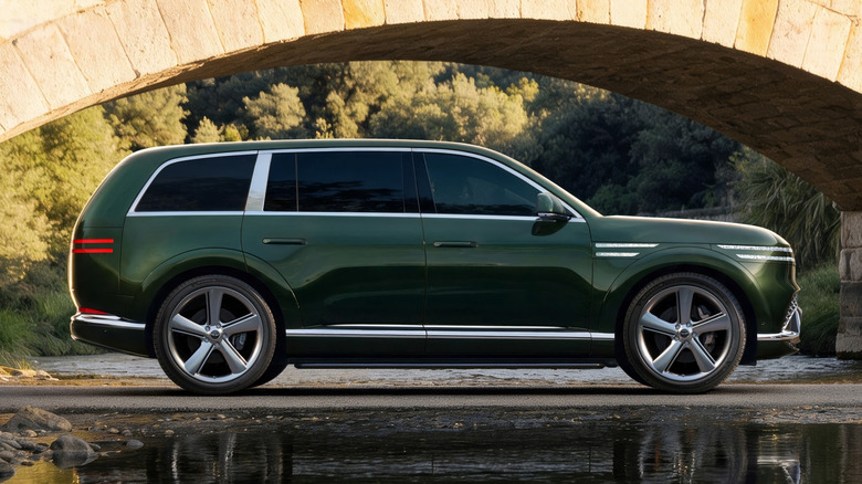 2027 Genesis GV90 side profile
