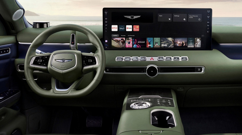 2027 Genesis GV90 Neolun center display