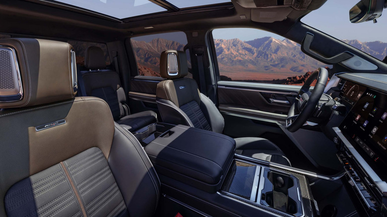 2027 GMC Sierra interior cabin