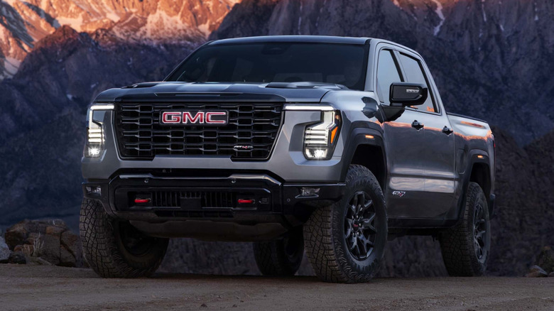 2027 GMC Sierra AT4X front 3/4