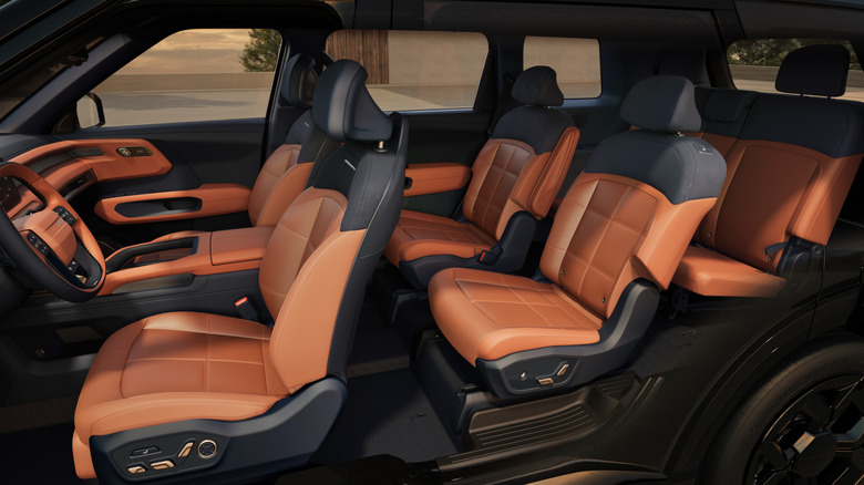 Interior of a 2027 Kia Telluride