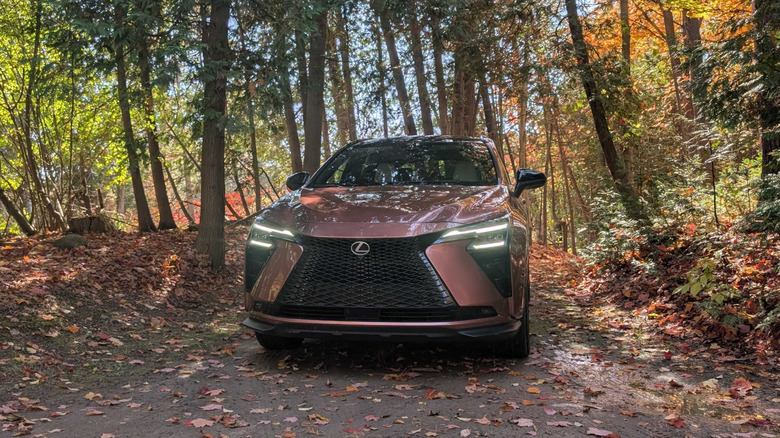 Front end of the 2027 Lexus NX