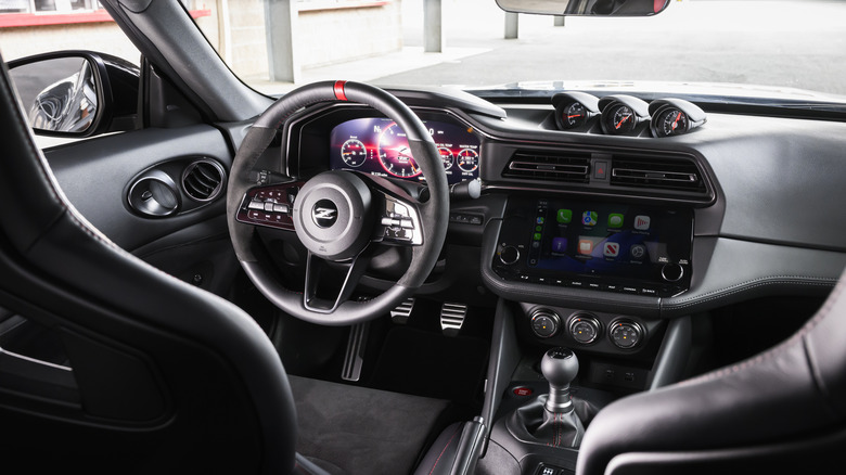 2027 Nissan Z Nismo w/ manual transmission interior cabin