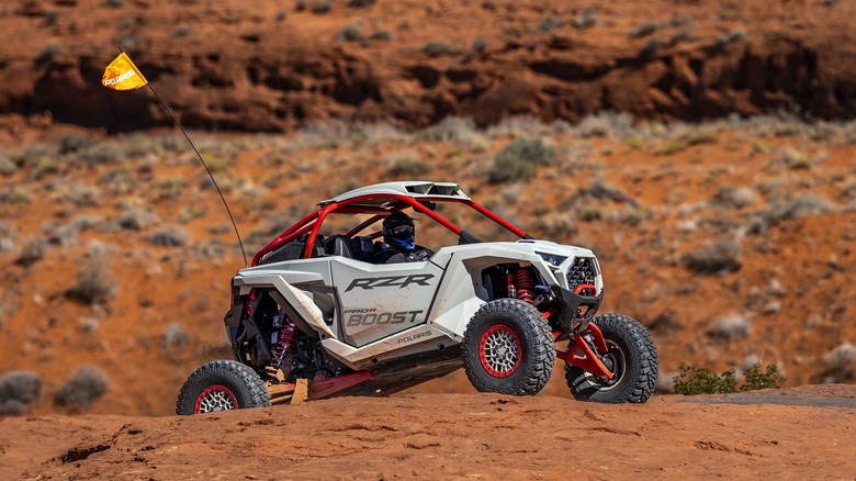 Rock crawling in the Polaris RZR Pro R Boost