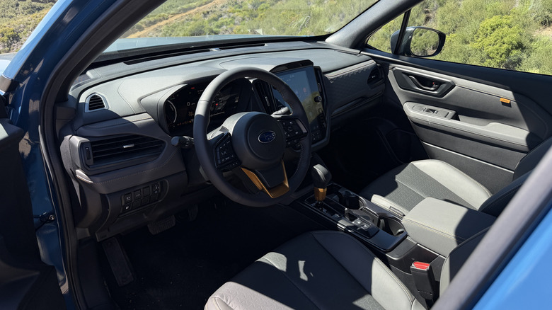 Interior of a 2027 Subaru Forester Wilderness Hybrid