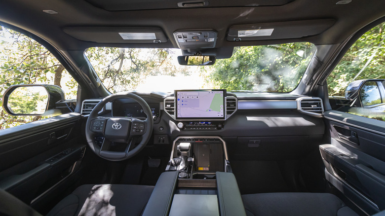 2027 Toyota Sequoia Trailhunter interior cabin