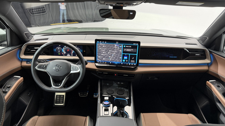 Interior of a 2027 Volkswagen Atlas Cross Sport