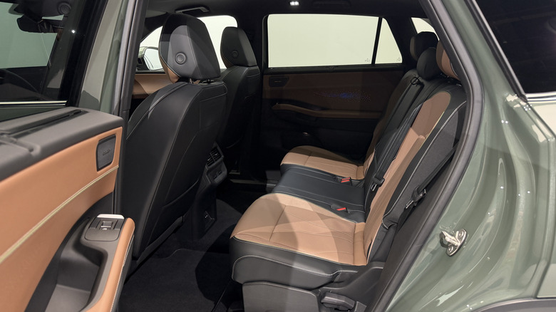 Back seat of a 2027 Volkswagen Atlas Cross Sport
