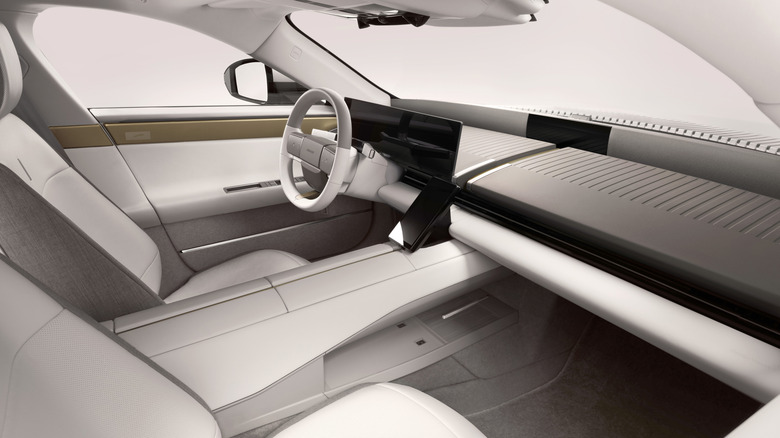 Interior of a 2028 Jaguar Type 01