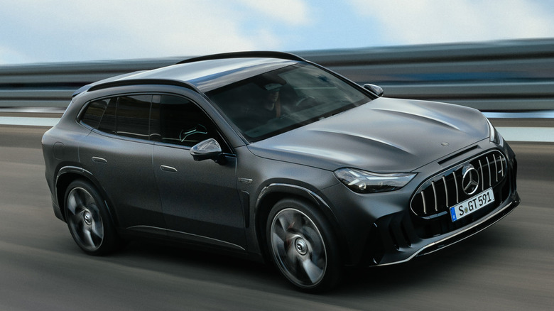 Mercedes-Benz GT SUV front 3/4 in motion