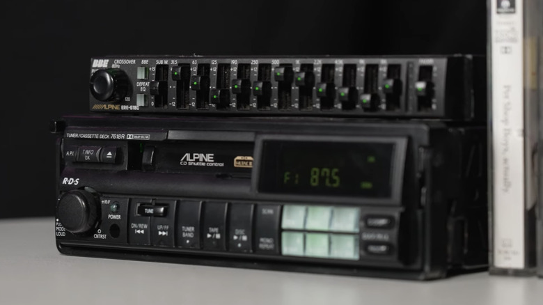 Alpine aftermarket tape deck