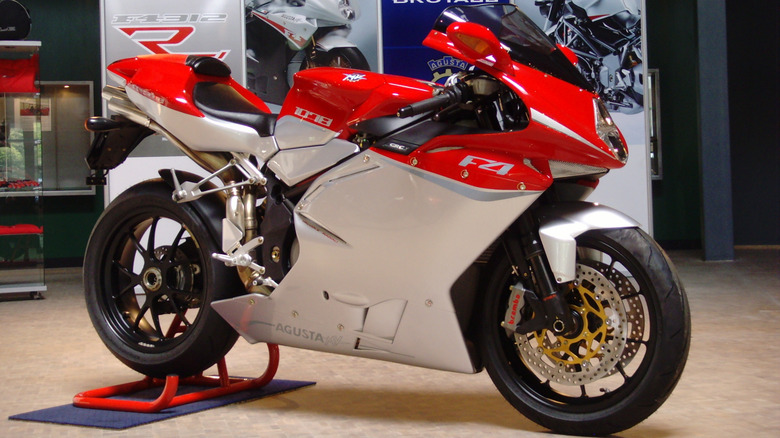 MV Agusta F4 RR 312 on display
