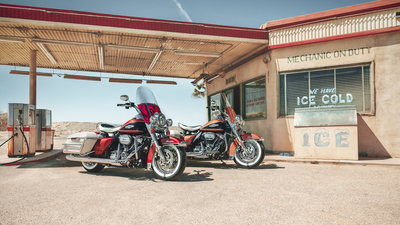 A photo of a Harley-Davidson Electra Glide