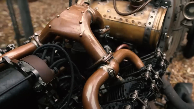 Under-hood shot from the 1914 GN JA Prestwich V8